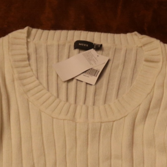 Brand New - Never Worn White Ribbed Mexx Sweater - Picture 2 of 2